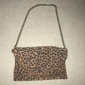 J Crew Cheetah small purse